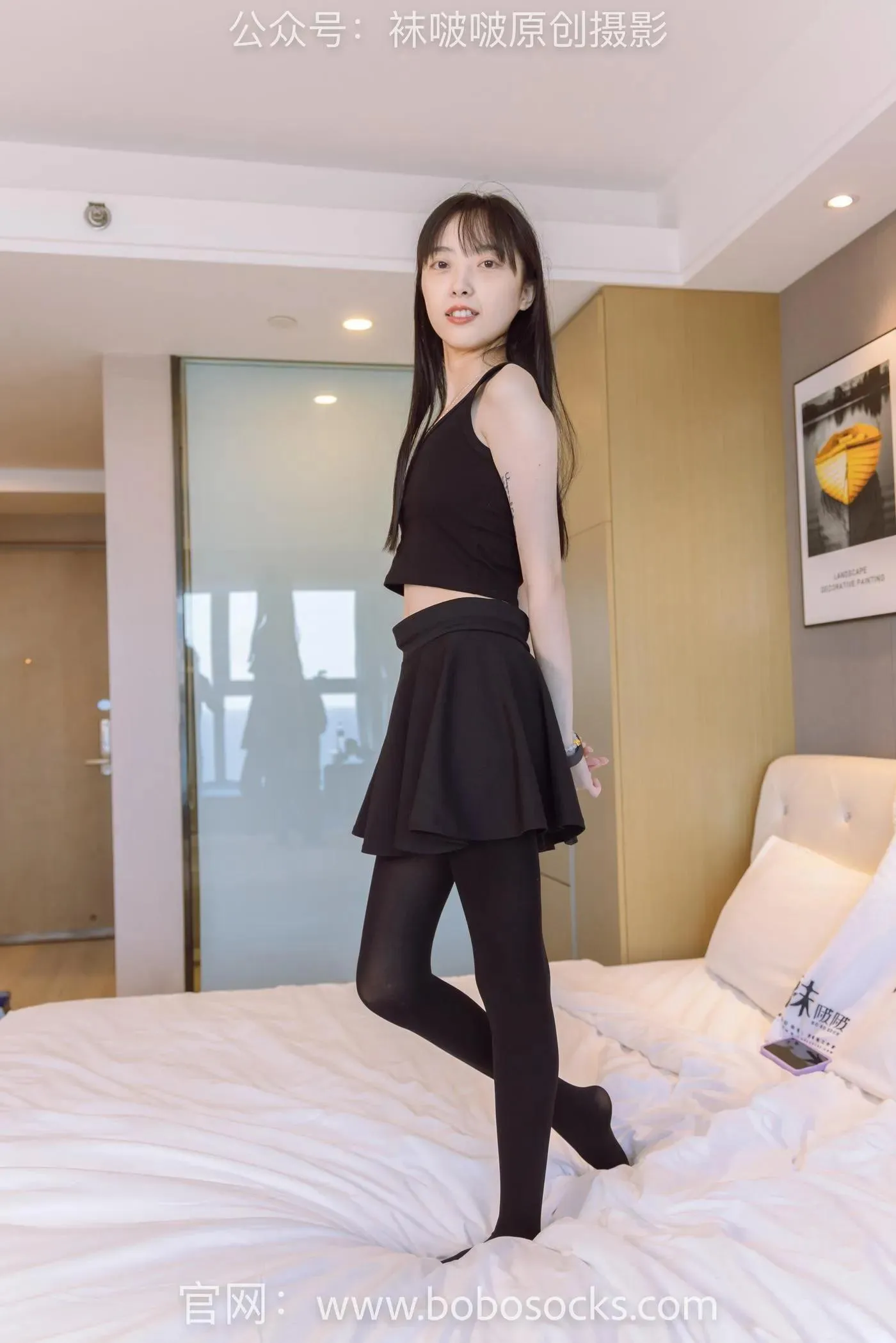 [BoBoSocks袜啵啵]NO.130 稚予-两双穿脏篮球鞋、厚黑丝 [145P]插图9